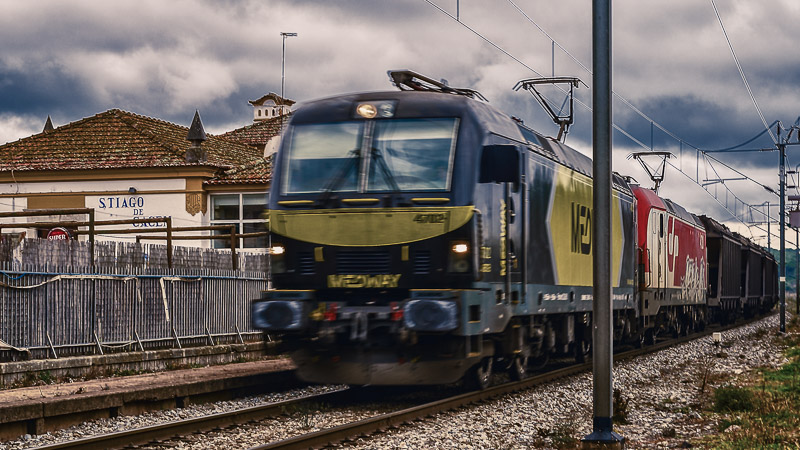 Güterzug in Santiago do Cacém